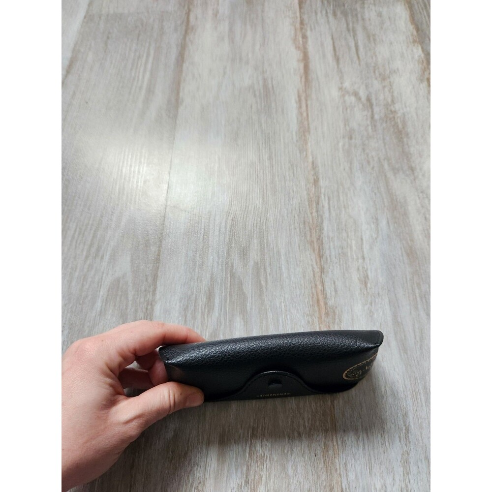 Ray-Ban Chromance Black Semi Hard Sunglasses Case ONLY Textured Snap Closure EUC - Picture 7 of 11